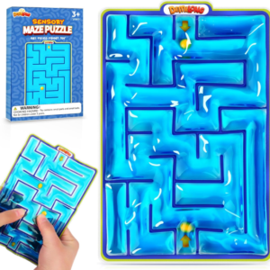 Sensory Toys Fidget Marble Maze - Gel Filled Sensory Items for Kids Children Teens Autism | Tactile Autistic Calming Toys for Preschool Classroom | Gifts Easter Basket Stuffers for Kids