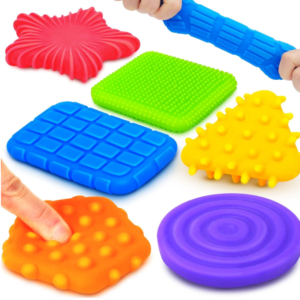 Squishy Sensory Toys for Kids Toddlers: Super Soft & Textured Sensory Fidget Toy for Autistic Children Special Needs | Stress Calming Toys for Kids | Baby Stocking Stuffers Fidget Toy for Autism, ADHD