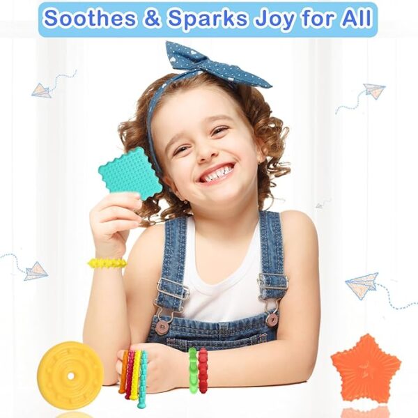 16 Pcs Squishy Sensory Fidget Toys for Kids Toddlers | Shape Learning Textured & Calming Sensory Toys for Autistic Children Special Needs | Squishy Sensory Toys for Autism, ADHD Brand: PSVLIOEY 4.8 4.8 out of 5 stars   (12) | Search this page - Image 2
