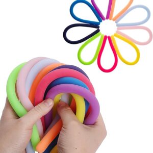 Mr. Pen- Monkey Noodle Fidget Toy, 9 Pack, Fidget Noodles, Stretchy Strings Fidget Toys, Sensory Noodles, Sensory Toys, Calming Toys, Sensory Fidget Toys, Stretchy Toys, Autism Toys