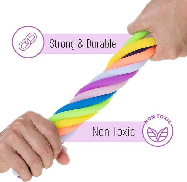 Mr. Pen- Monkey Noodle Fidget Toy, 9 Pack, Fidget Noodles, Stretchy Strings Fidget Toys, Sensory Noodles, Sensory Toys, Calming Toys, Sensory Fidget Toys, Stretchy Toys, Autism Toys - Image 4