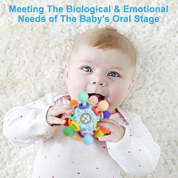 Baby Montessori Sensory Toys for 0-6 6-12 Months, Baby Teether Teething Toys for Babies 0 3 6 9 12 18 Months, Newborn Infant Learning Developmental Toys Gifts for 1 2 Year Old Boys Girls - Image 2