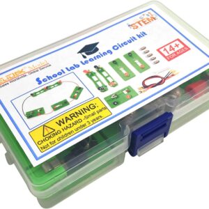 EUDAX Physics Science Lab Learning Circuit kit,Electricity Experiment Set,Building Circuits for Student Junior Senior High School Students (Basic kit)