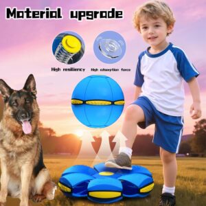 Magic Metaball Flying Saucer,Magic Ball,Parent-Child Interaction, Dual Form Freely Switchable, with 6 Light, Suitable for Indoor & Outdoor Use